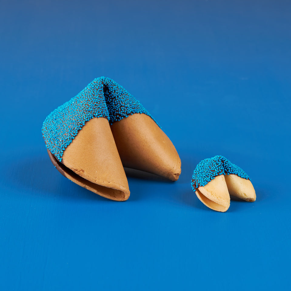 Giant Dark Chocolate with Blue Dots