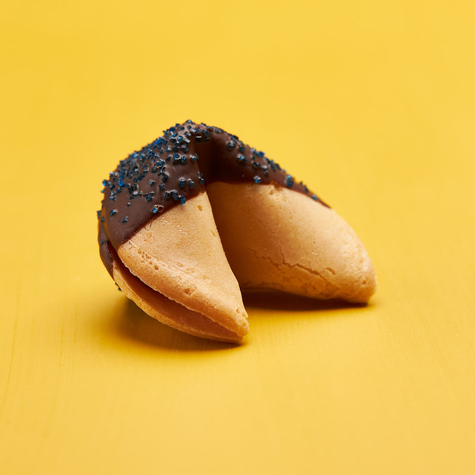 Classic Dark Chocolate with Blue Crystals
