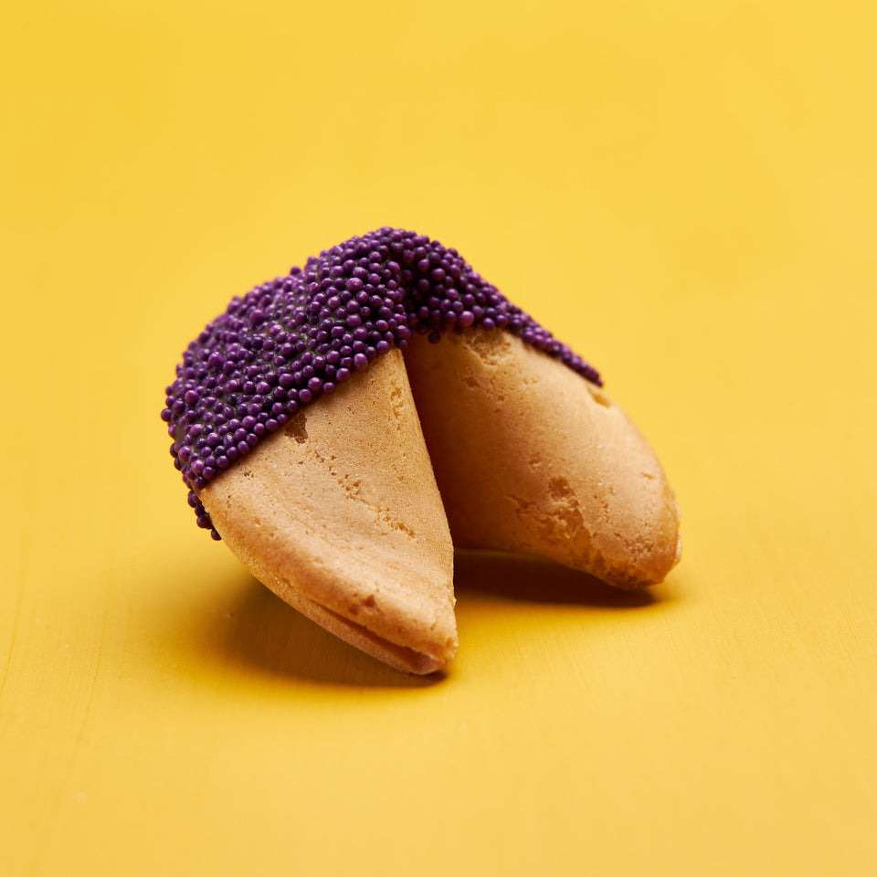 Classic Dark Chocolate with Purple Dots
